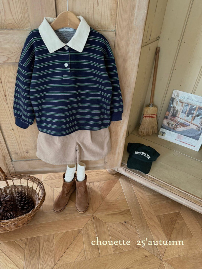 Chouette - Korean Children Fashion - #magicofchildhood - Multi Rugby Collar Tee - 10