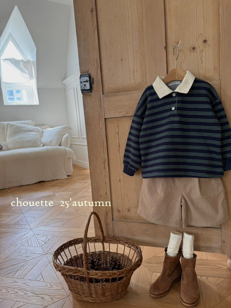 Chouette - Korean Children Fashion - #minifashionista - Multi Rugby Collar Tee - 11