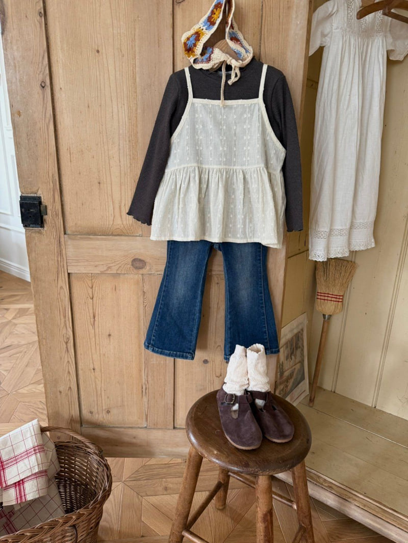 Chouette - Korean Children Fashion - #minifashionista - Ribbon Bustier - 8