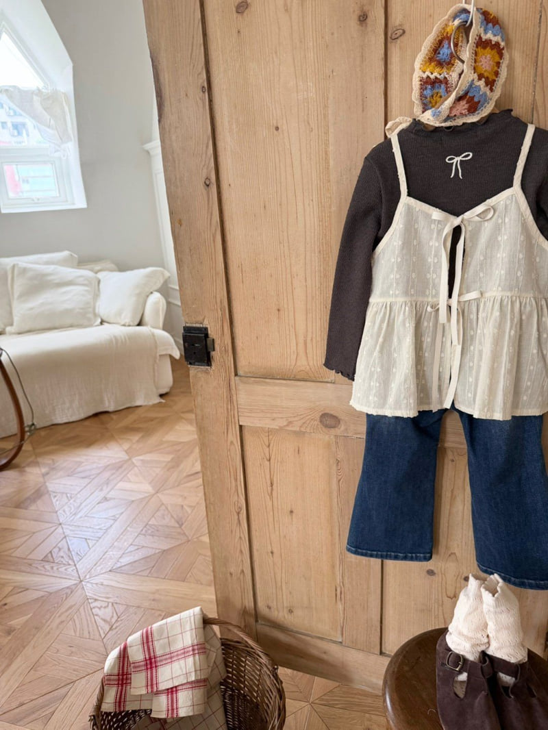 Chouette - Korean Children Fashion - #prettylittlegirls - Ribbon Bustier - 9