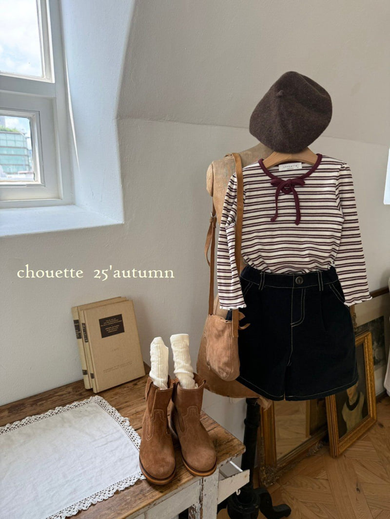 Chouette - Korean Children Fashion - #prettylittlegirls - Carpenter Bermuda Pants - 8