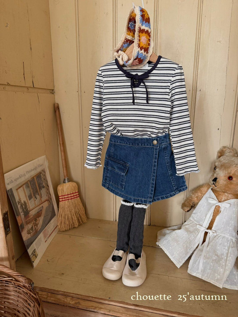 Chouette - Korean Children Fashion - #stylishchildhood - Fall In Ribbon Puff Tee - 9