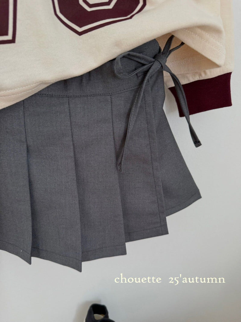Chouette - Korean Children Fashion - #todddlerfashion - Pleated Ribbon Culottes - 6