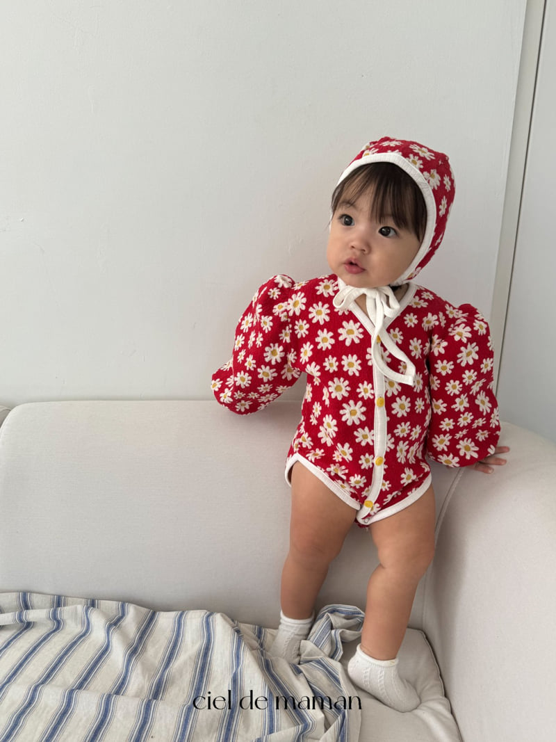 Ciel De Maman - Korean Baby Fashion - #babyboutique - 25 Fall Flower Balloon Suit - 12