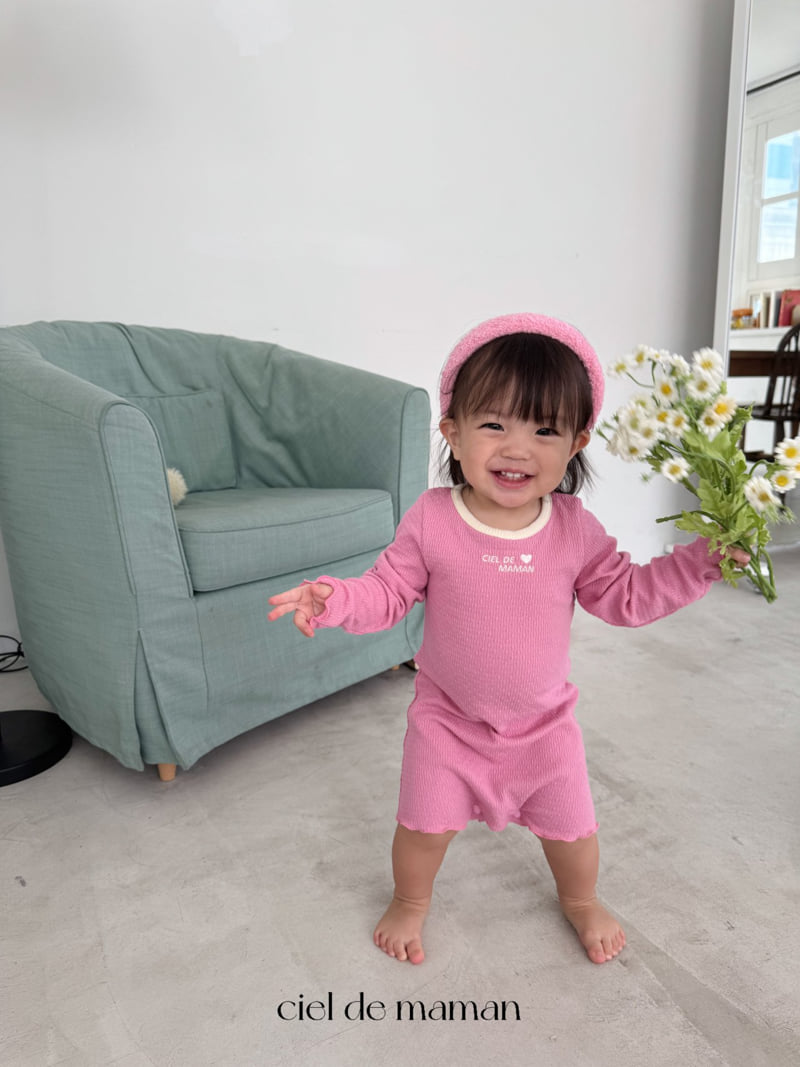 Ciel De Maman - Korean Baby Fashion - #babyboutique - Ciel Embroidered Suit - 12