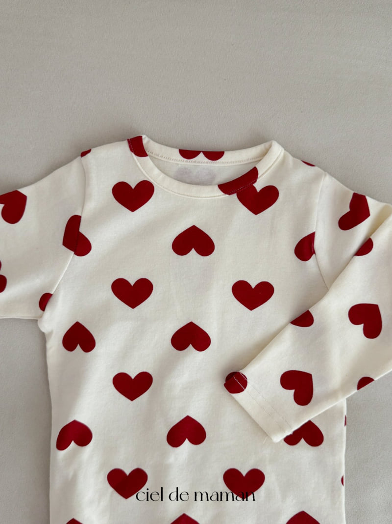 Ciel De Maman - Korean Baby Fashion - #babyboutique - Red Heart Easywear - 3