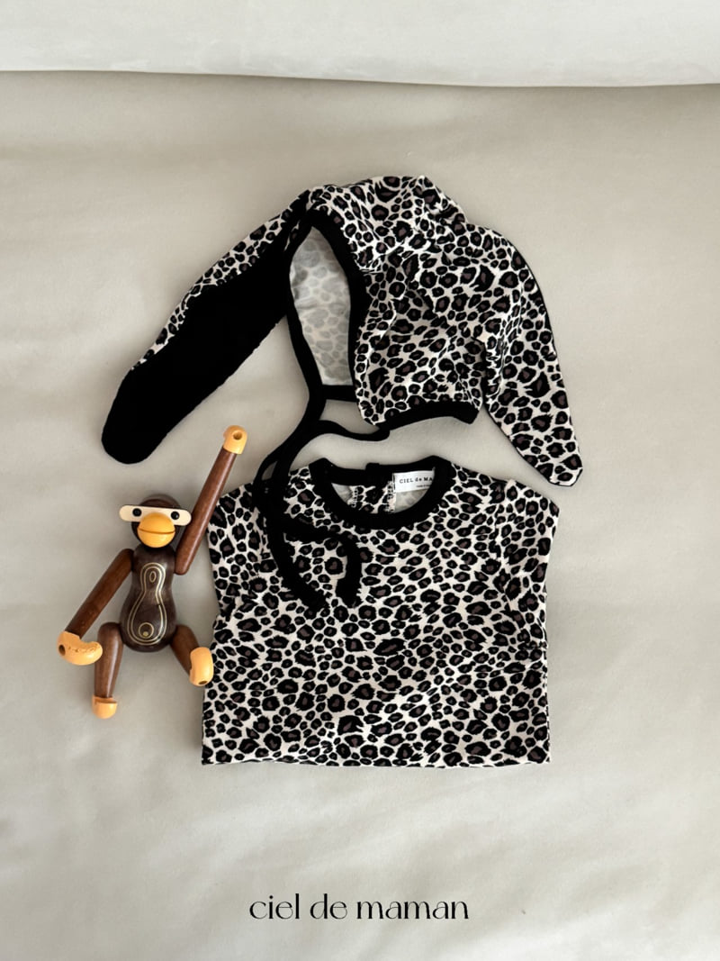 Ciel De Maman - Korean Baby Fashion - #babyboutique - Leopard Bunny Suit