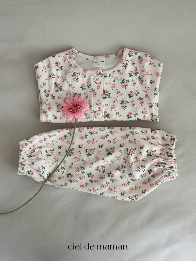 Ciel De Maman - Korean Baby Fashion - #babyboutique - Pink Bloom Set