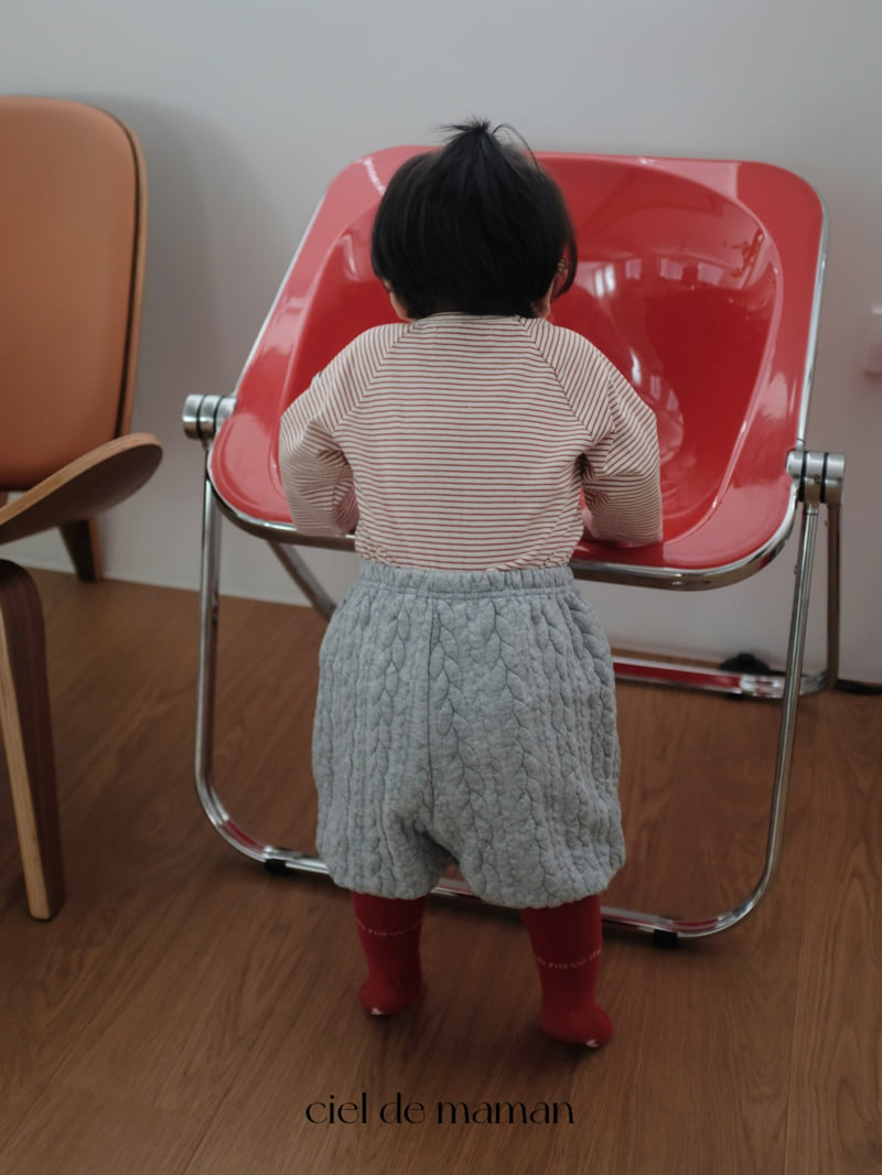 Ciel De Maman - Korean Baby Fashion - #babyboutiqueclothing - Twisted Vest Set - 12