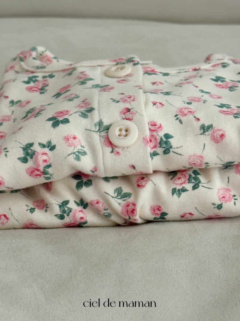 Ciel De Maman - Korean Baby Fashion - #babyclothing - Pink Bloom Set - 3