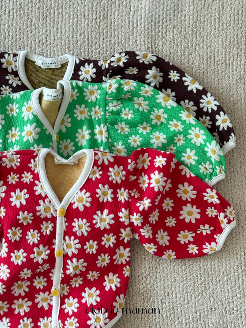 Ciel De Maman - Korean Baby Fashion - #babyfashion - 25 Fall Flower Balloon Suit