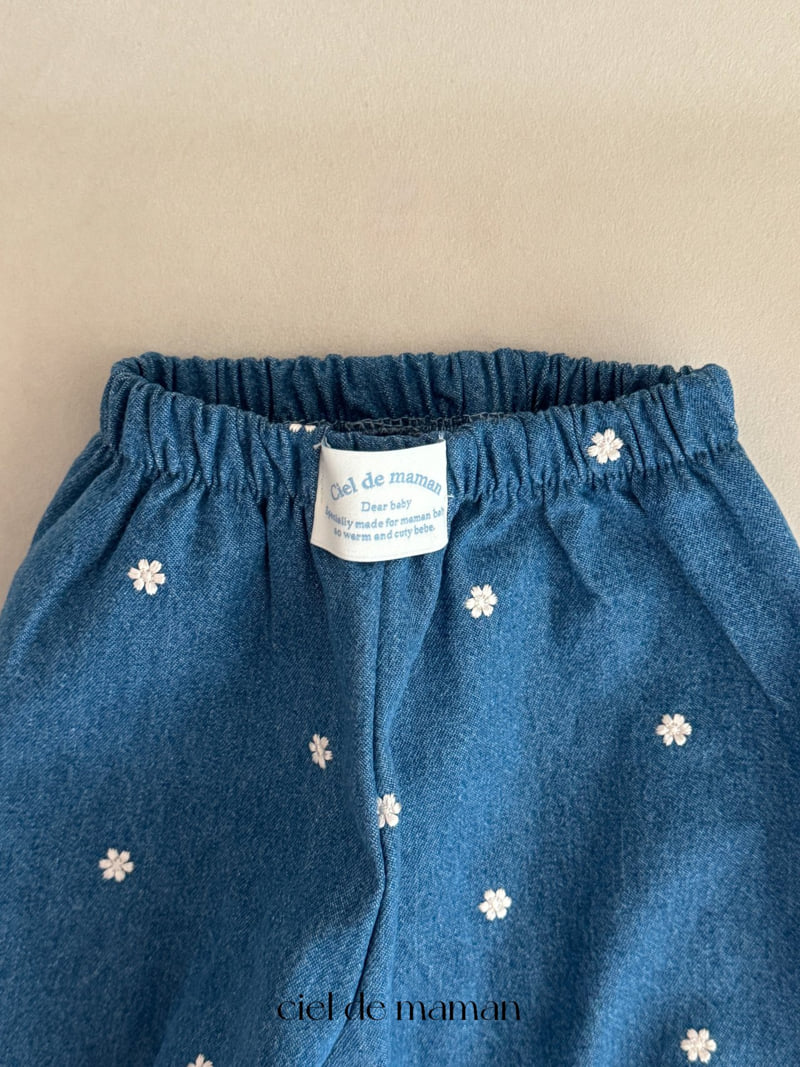 Ciel De Maman - Korean Baby Fashion - #babyfashion - Daisy Denim Pants - 3