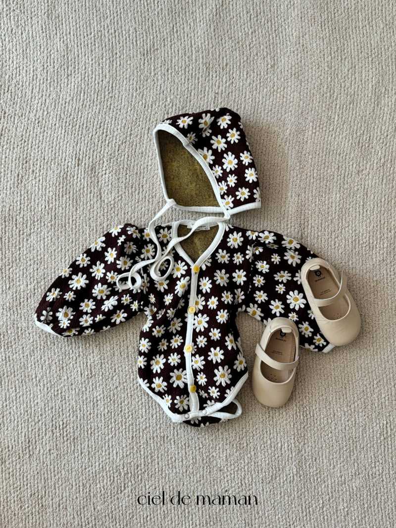 Ciel De Maman - Korean Baby Fashion - #babyfever - 25 Fall Flower Balloon Suit - 2