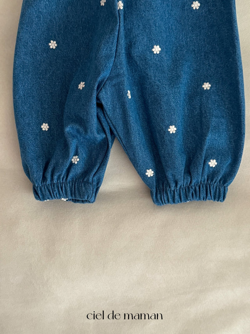 Ciel De Maman - Korean Baby Fashion - #babyfashion - Daisy Denim Pants - 4