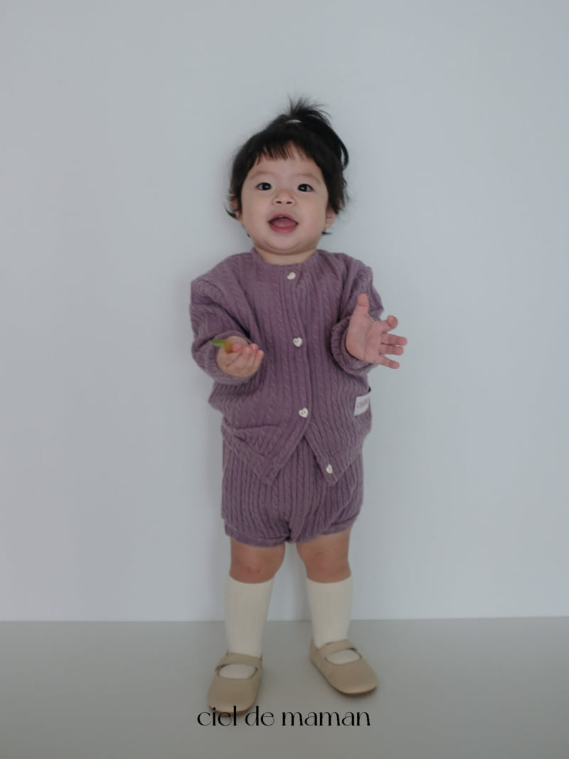 Ciel De Maman - Korean Baby Fashion - #babygirlfashion - Ensemble Knit Set - 7