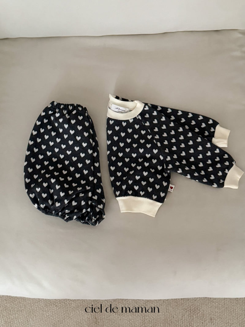 Ciel De Maman - Korean Baby Fashion - #babygirlfashion - Daily Heart Set - 6