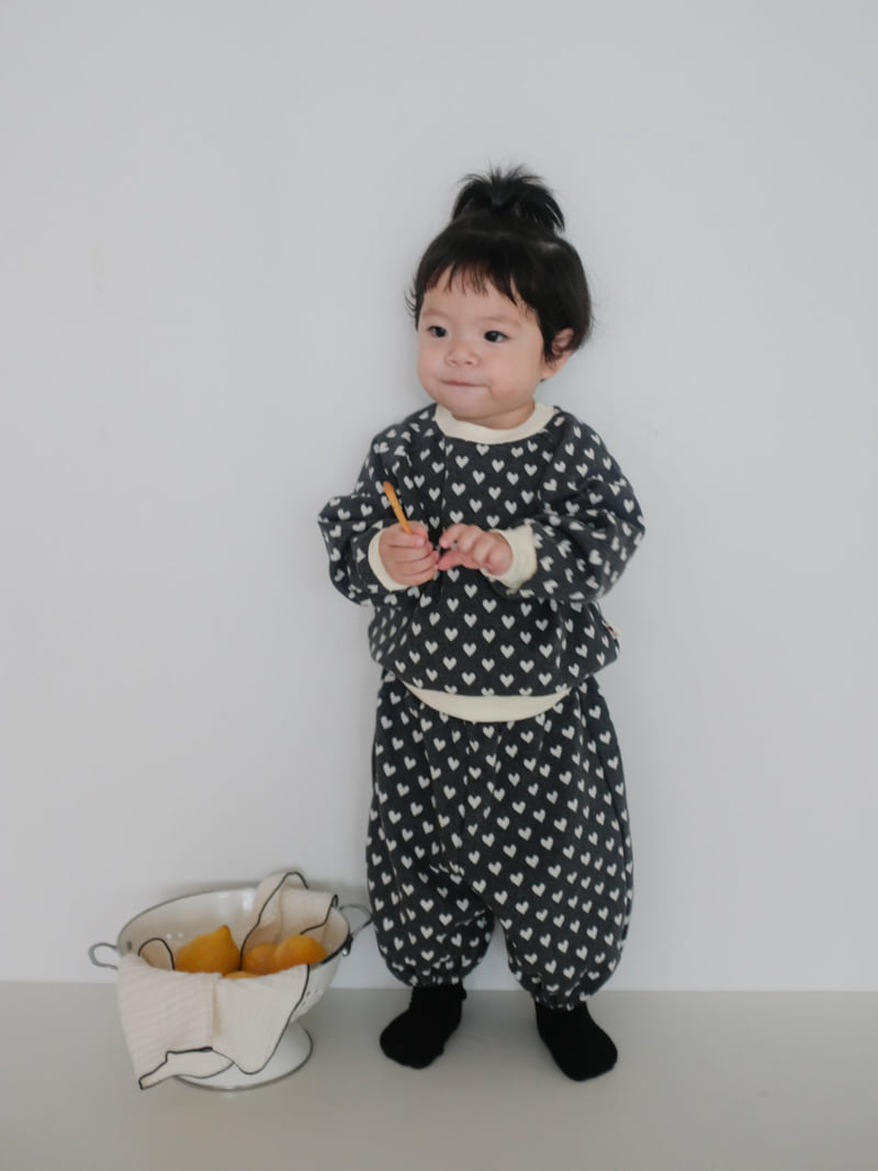 Ciel De Maman - Korean Baby Fashion - #babylifestyle - Daily Heart Set - 7