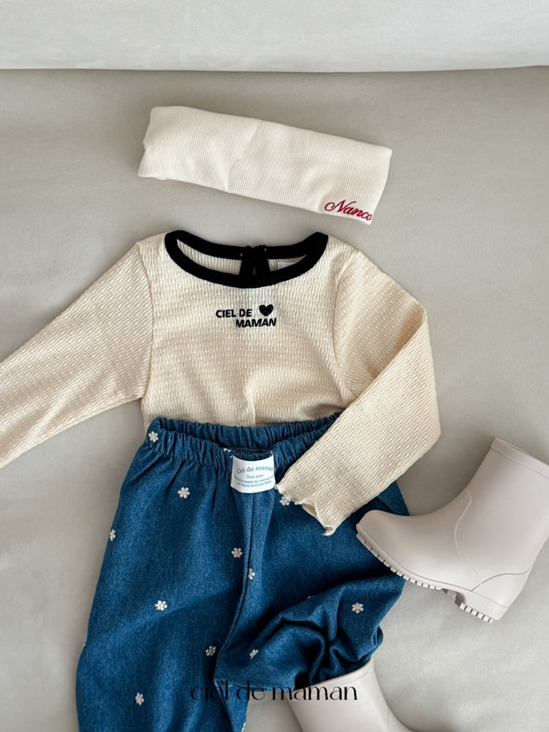 Ciel De Maman - Korean Baby Fashion - #babylifestyle - Daisy Denim Pants - 6