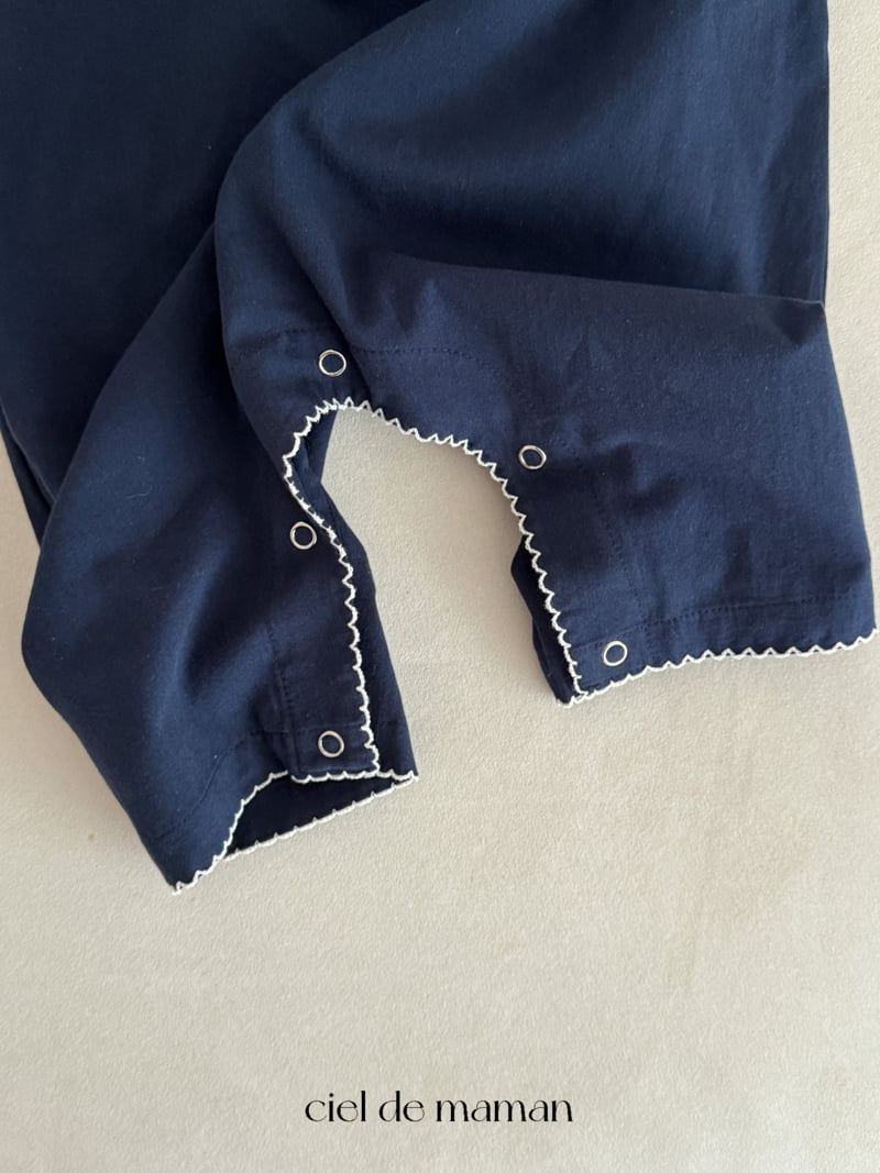 Ciel De Maman - Korean Baby Fashion - #babylifestyle - Point Collar Pajama (Bebe) - 5