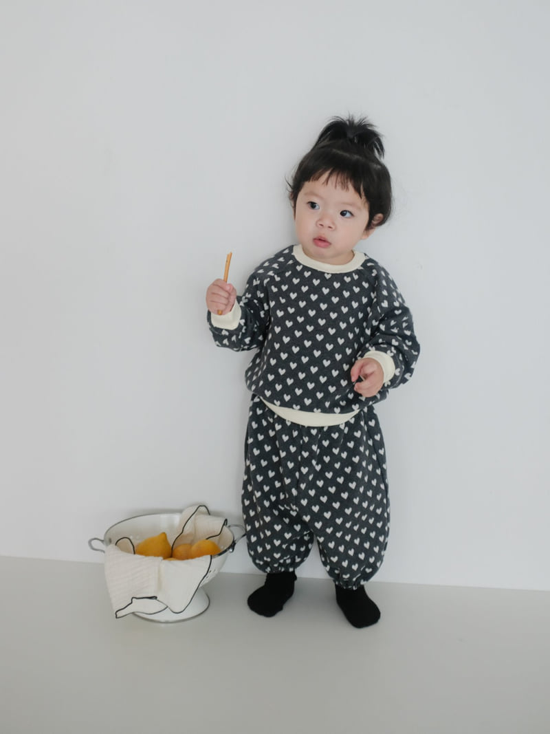 Ciel De Maman - Korean Baby Fashion - #babyoninstagram - Daily Heart Set - 8