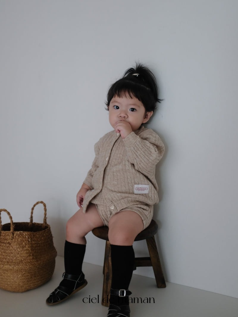 Ciel De Maman - Korean Baby Fashion - #babyootd - Ensemble Knit Set - 10