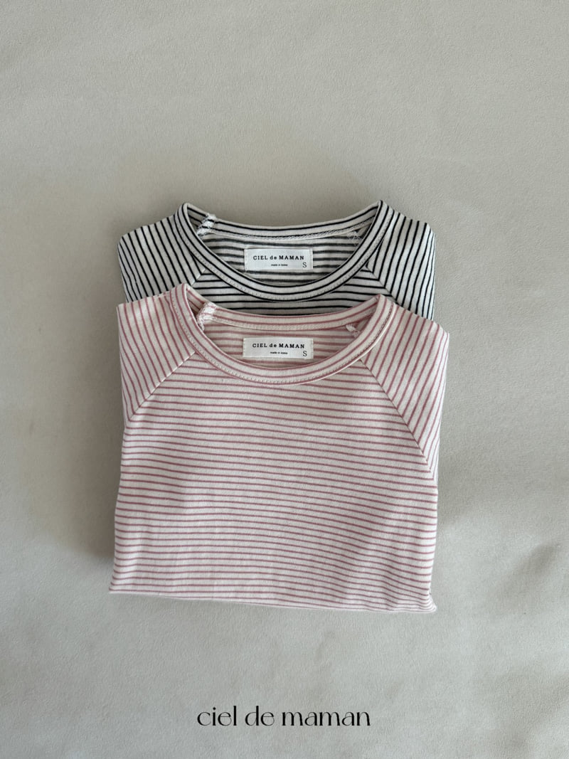 Ciel De Maman - Korean Baby Fashion - #babyootd - Slim Stripe Suit
