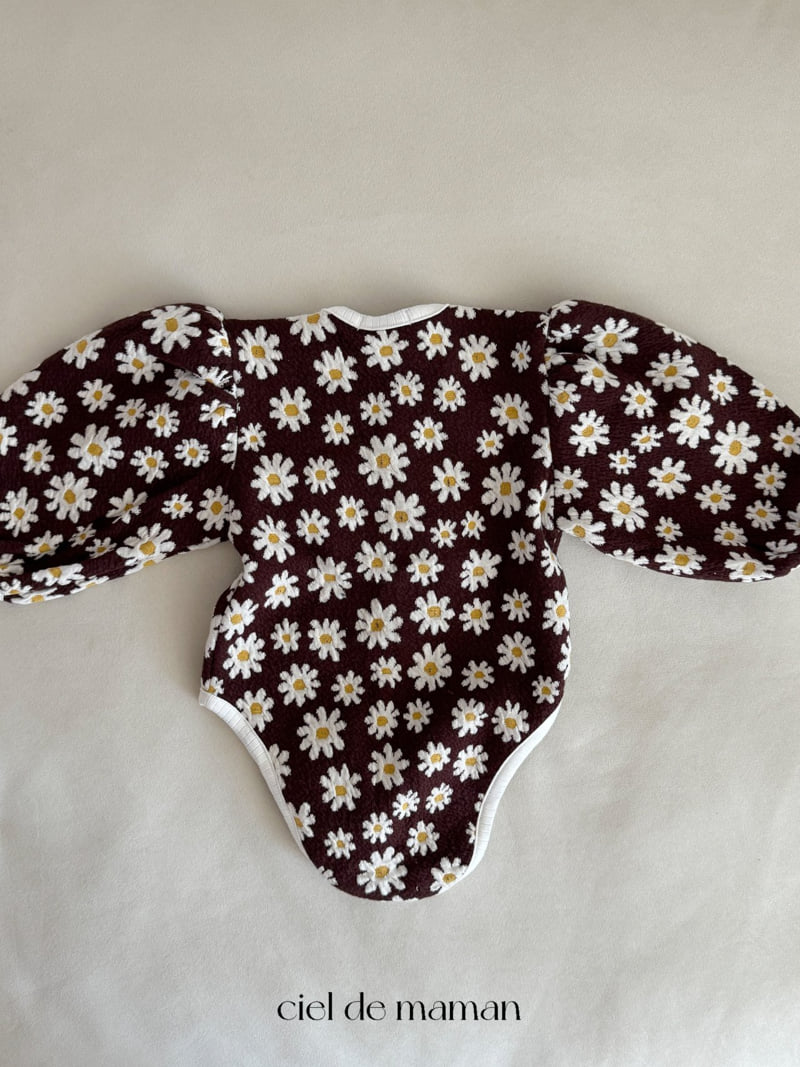 Ciel De Maman - Korean Baby Fashion - #babyoutfit - 25 Fall Flower Balloon Suit - 8