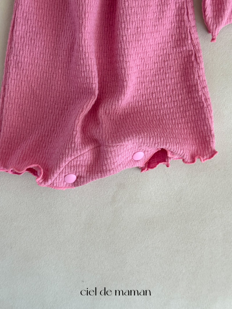 Ciel De Maman - Korean Baby Fashion - #babyoutfit - Ciel Embroidered Suit - 6