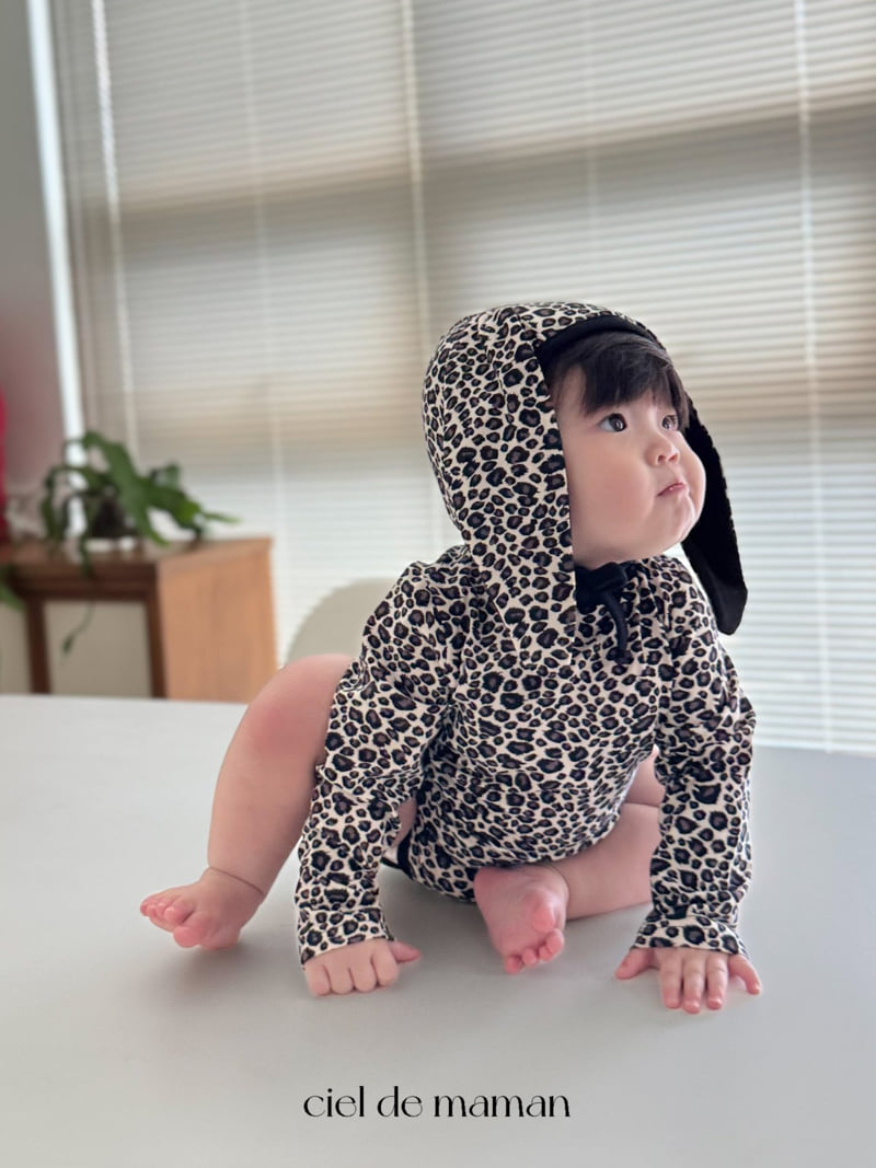 Ciel De Maman - Korean Baby Fashion - #babyoutfit - Leopard Bunny Suit - 11
