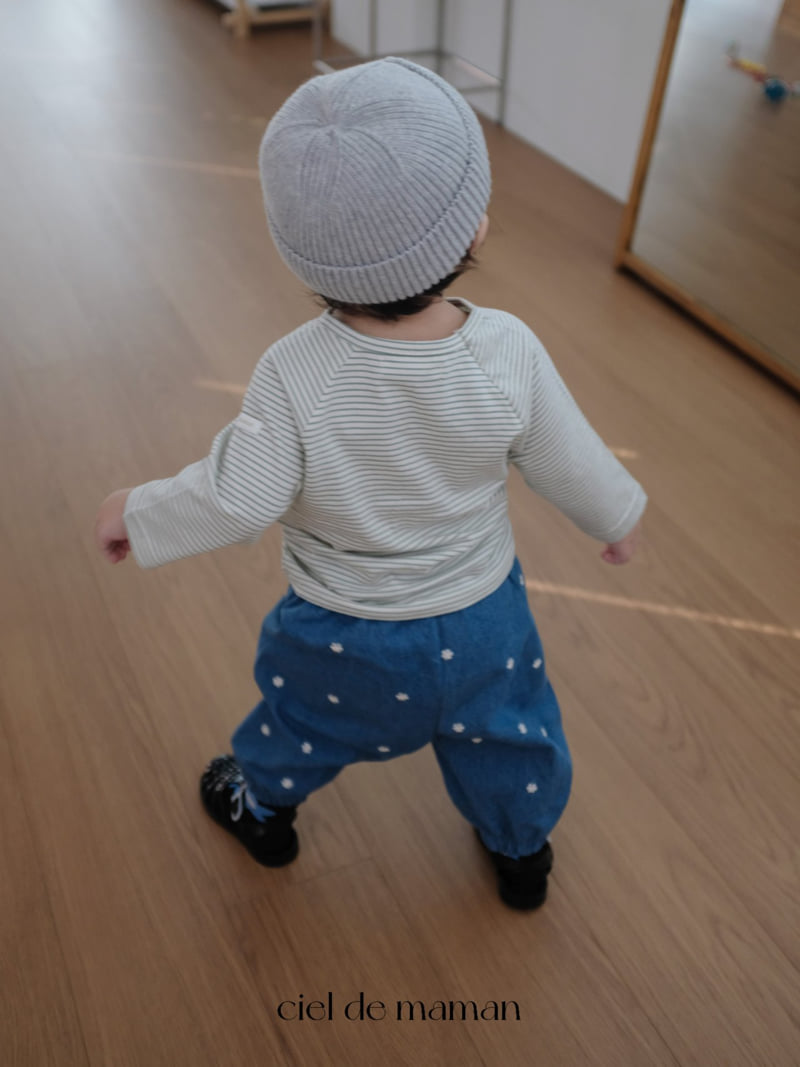 Ciel De Maman - Korean Baby Fashion - #babyoutfit - Daisy Denim Pants - 10