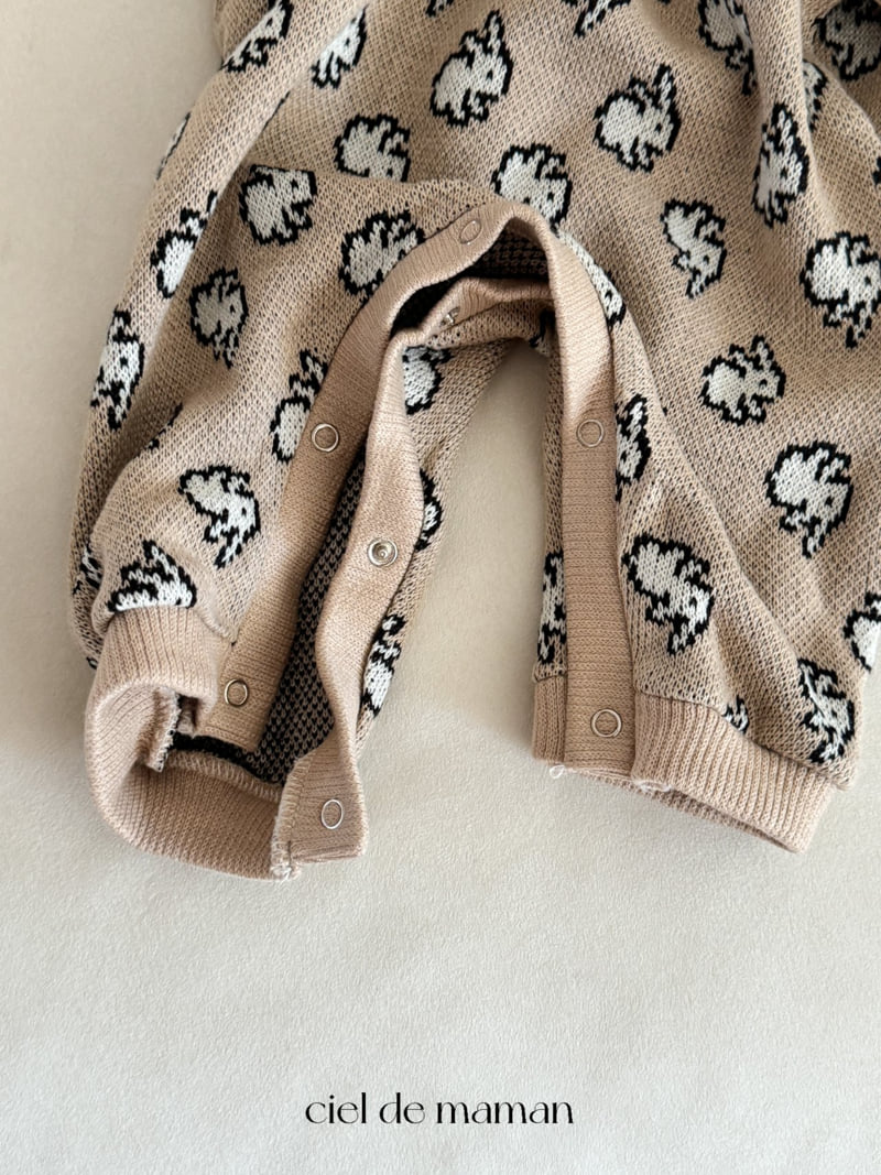Ciel De Maman - Korean Baby Fashion - #babywear - Flower Bunny Suit - 10