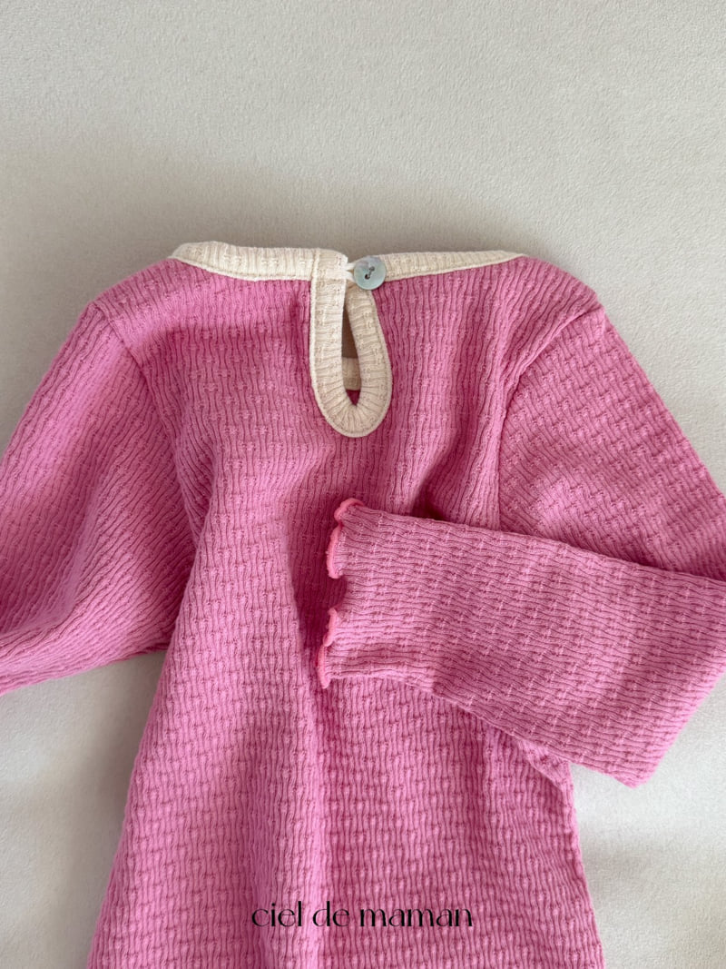 Ciel De Maman - Korean Baby Fashion - #babywear - Ciel Embroidered Suit - 8