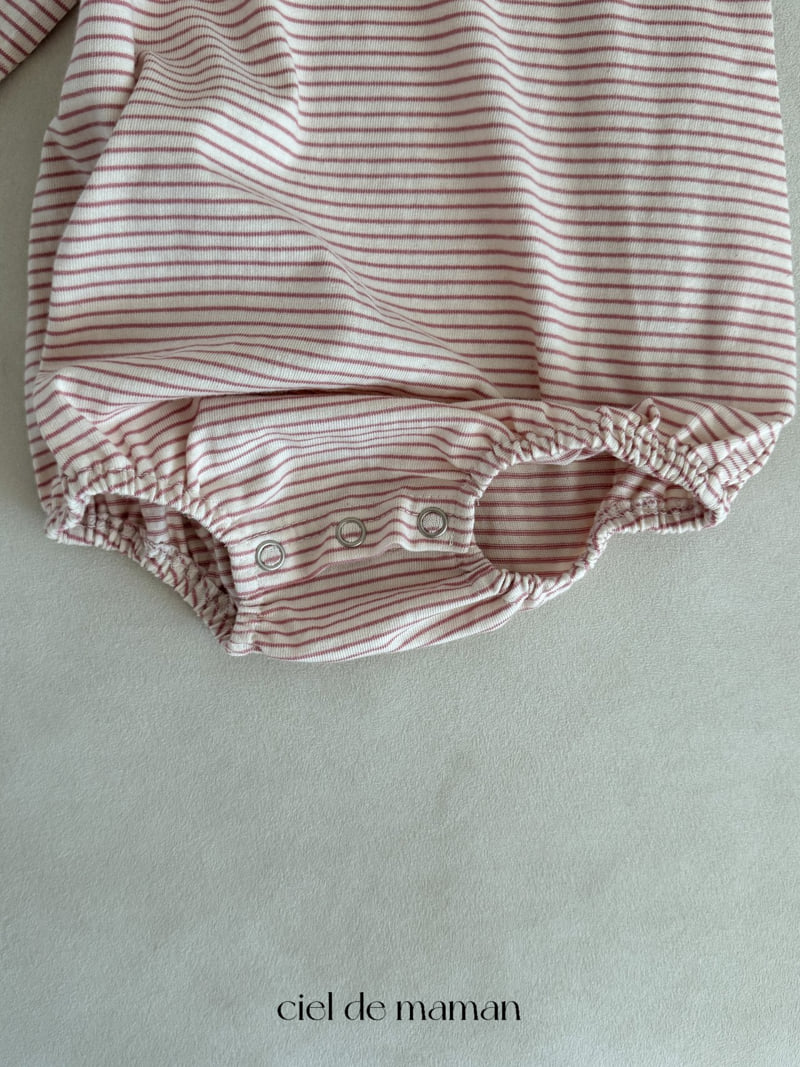 Ciel De Maman - Korean Baby Fashion - #babyoutfit - Slim Stripe Suit - 4