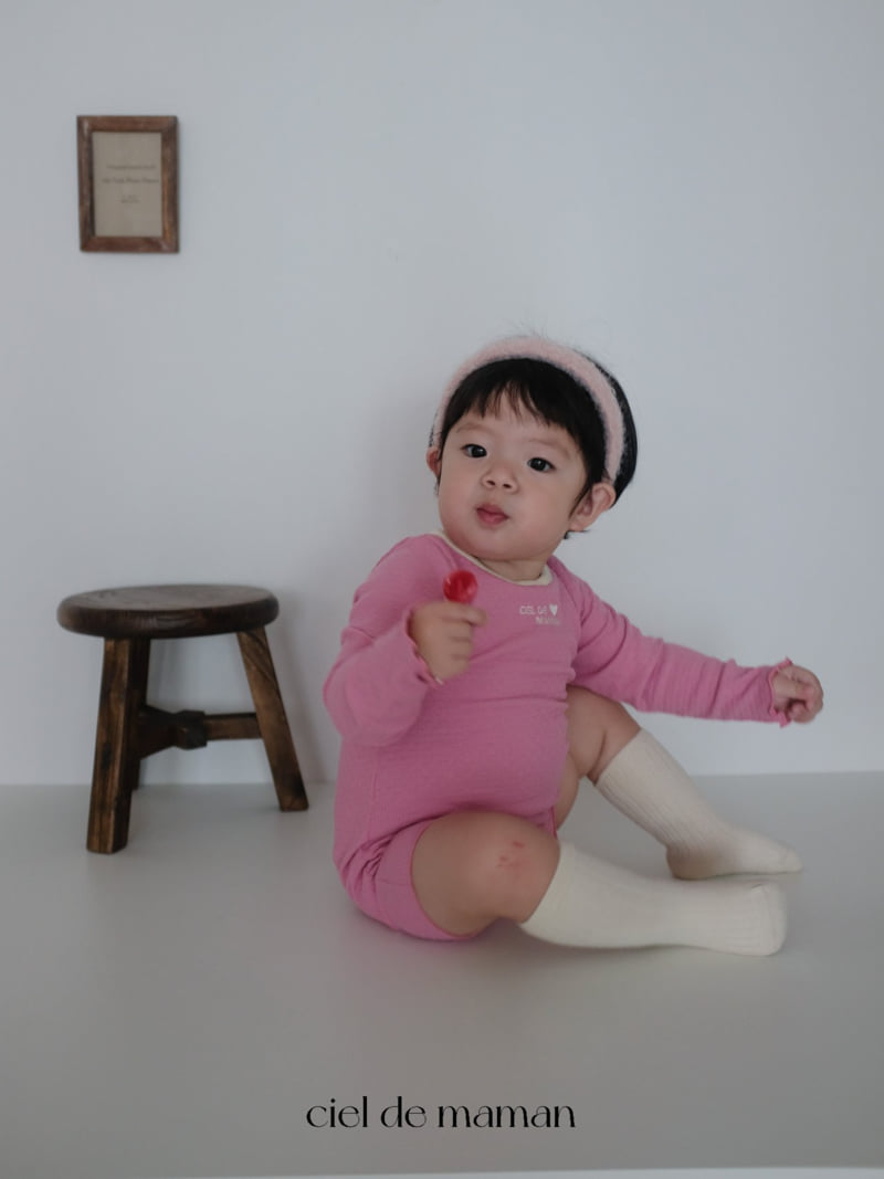 Ciel De Maman - Korean Baby Fashion - #onlinebabyboutique - Ciel Embroidered Suit - 9