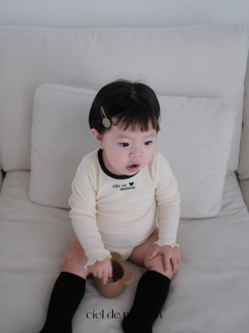 Ciel De Maman - Korean Baby Fashion - #onlinebabyshop - Ciel Embroidered Suit - 10