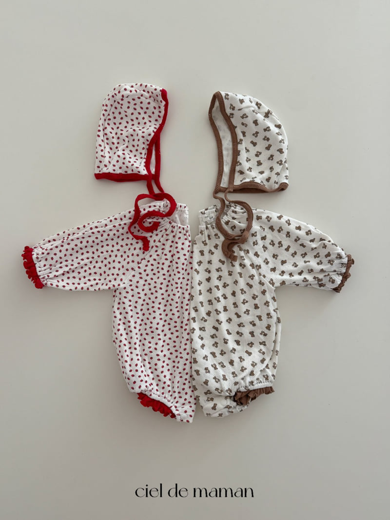 Ciel De Maman - Korean Baby Fashion - #onlinebabyshop - Sweet Heart Suit