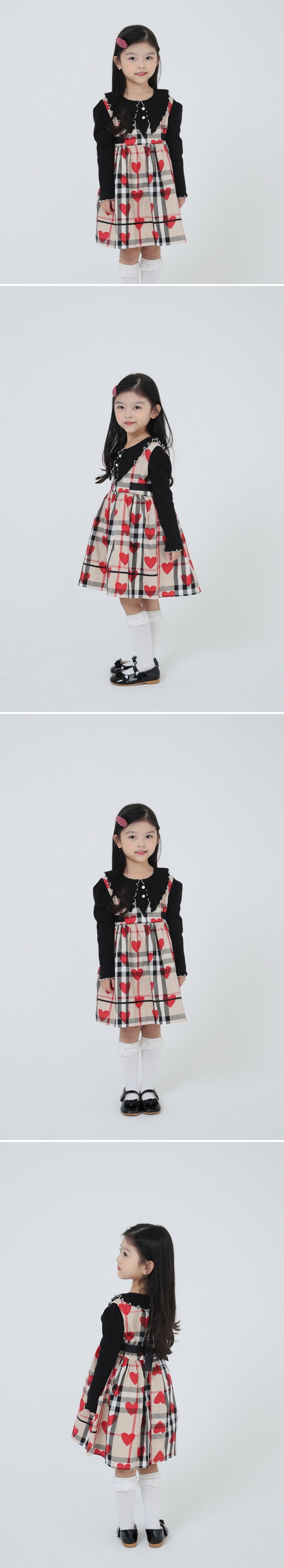 Cocobang - Korean Children Fashion - #kidsstore - Heart Jumper One-piece