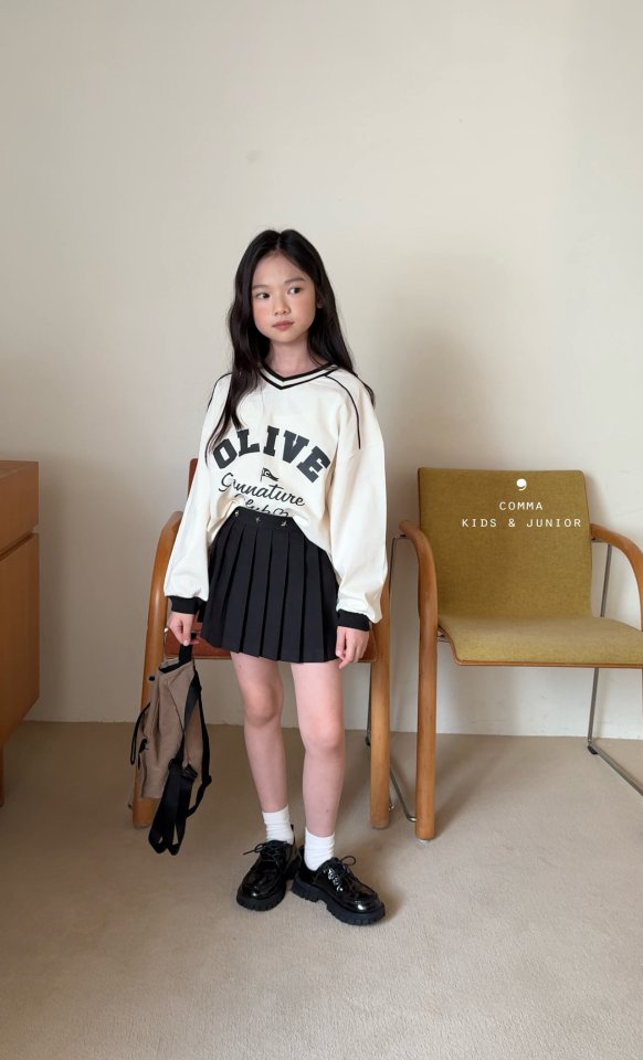Comma - Korean Children Fashion - #Kfashion4kids - Piping Tee - 8