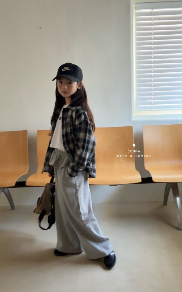 Comma - Korean Children Fashion - #Kfashion4kids - Check Shirt - 5