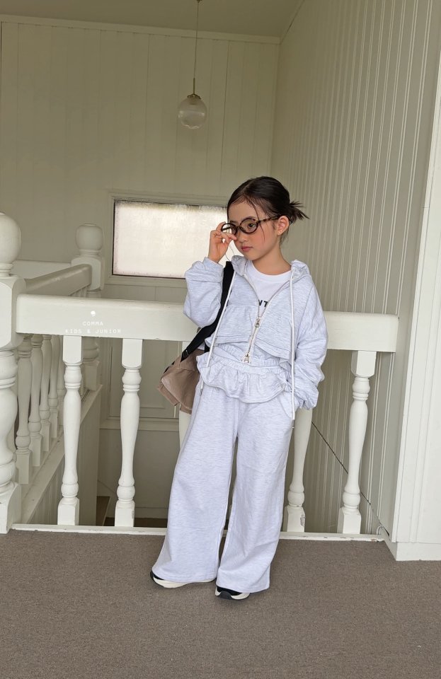 Comma - Korean Children Fashion - #Kfashion4kids - Frill Wide Pants - 2