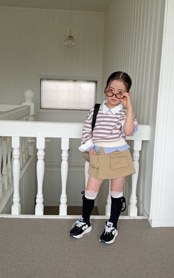 Comma - Korean Children Fashion - #Kfashion4kids - Short Crop Sweatshirt - 10