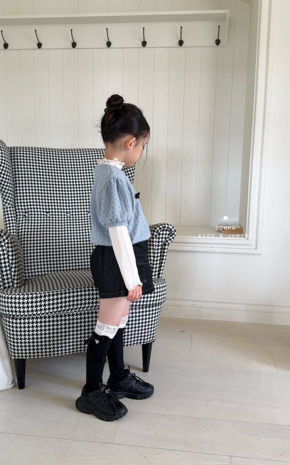 Comma - Korean Children Fashion - #kidzfashiontrend - Short Sleeve Knit - 4
