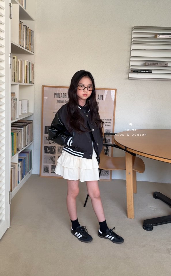 Comma - Korean Children Fashion - #Kfashion4kids - Punched String Tee - 6