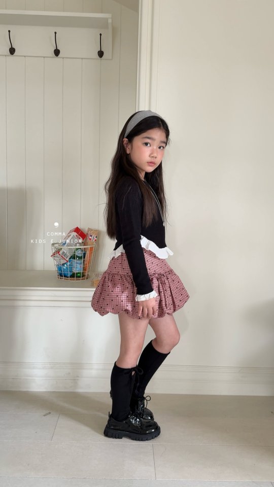 Comma - Korean Children Fashion - #Kfashion4kids - Frill Contrast Tee - 5
