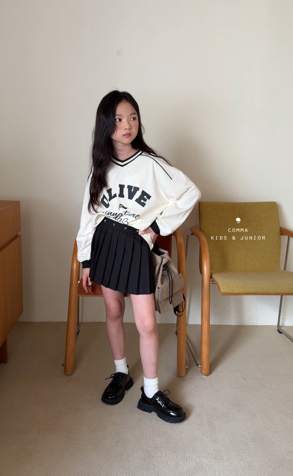 Comma - Korean Children Fashion - #Kfashion4kids - Studded Pleated Skirt - 3