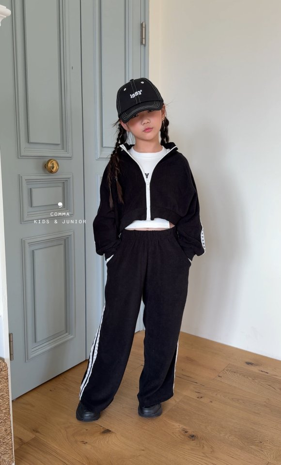Comma - Korean Children Fashion - #childofig - Terry Pants - 3