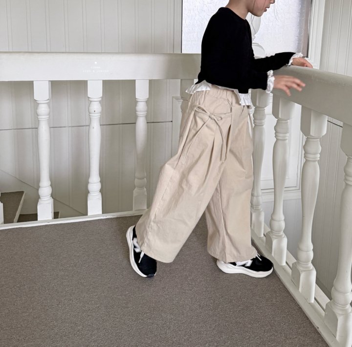 Comma - Korean Children Fashion - #childofig - Wide Pocket Pants - 3