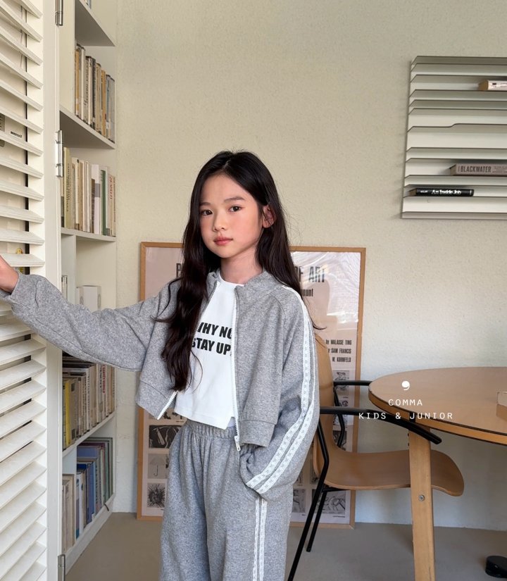 Comma - Korean Children Fashion - #childofig - Asymmetrical Print Tee - 11