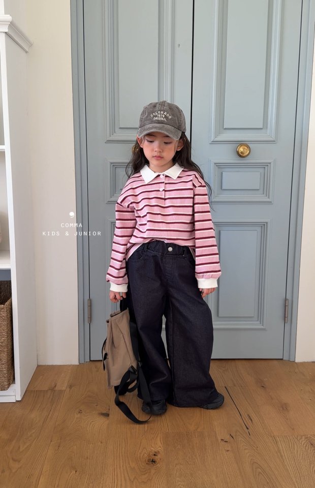 Comma - Korean Children Fashion - #childofig - Loose Fit Tee - 3
