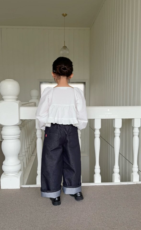 Comma - Korean Children Fashion - #childofig - Big Ribbon Blouse - 10